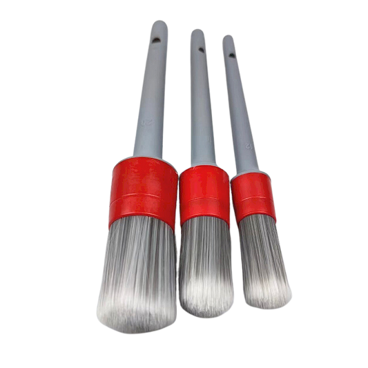 Interior Car Detailers Brushes Pkt of 3 Small, Medium, Large